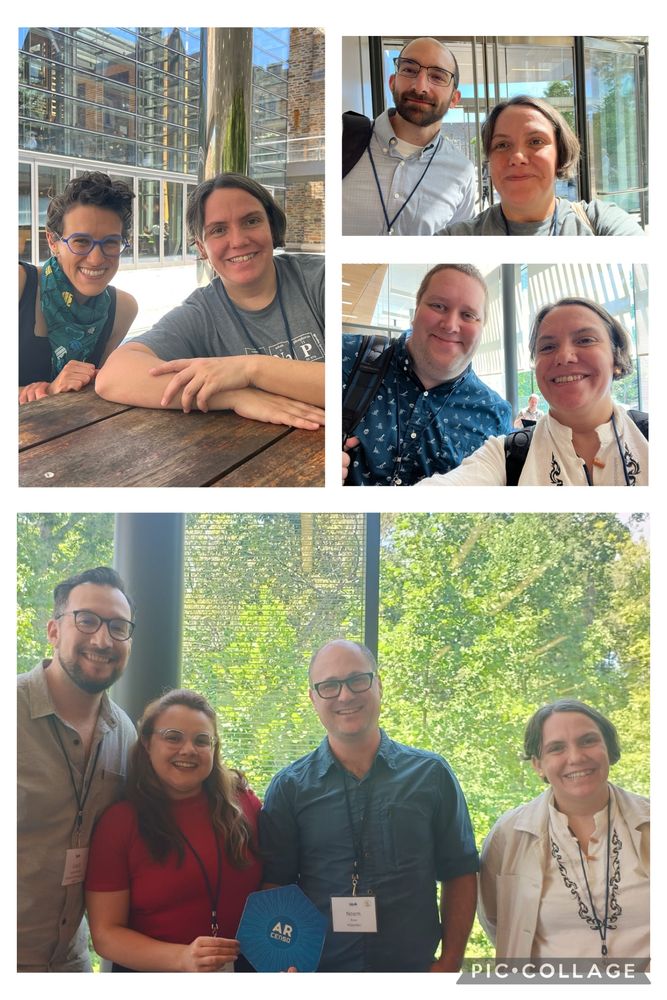 Collage of pictures from the conference